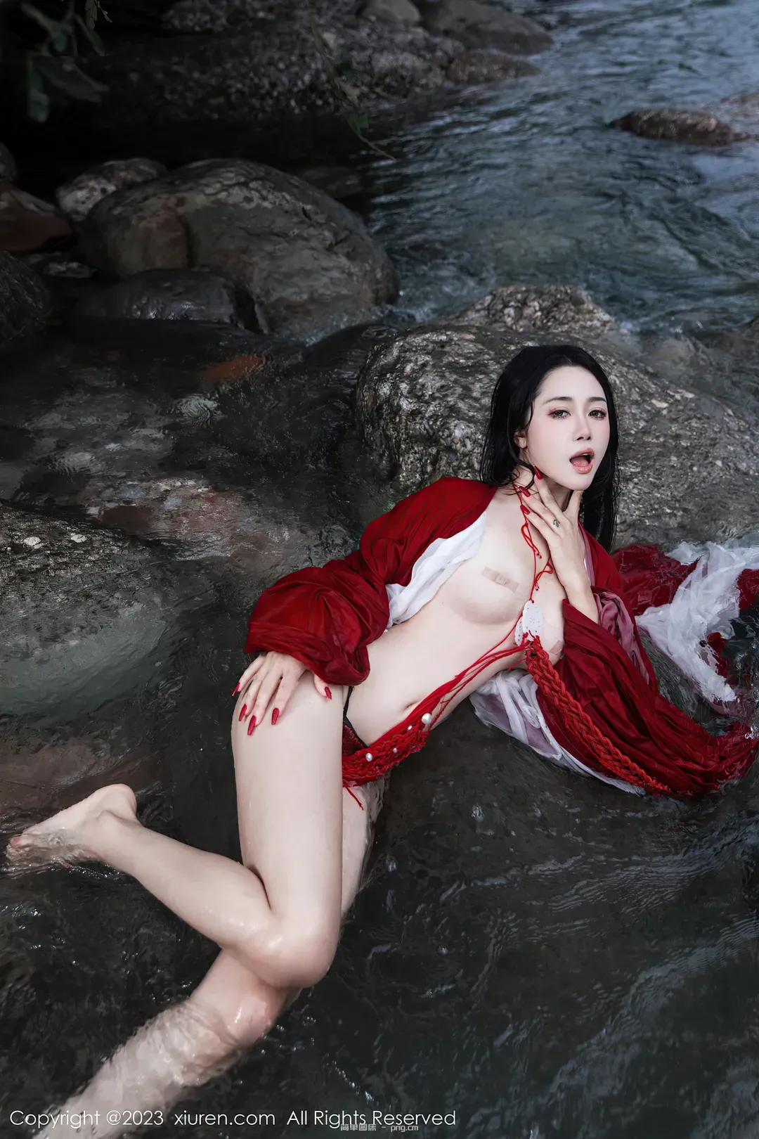 XiuRen秀人网 – 严利娅Yuliya – Waterfall “90 photos”-53