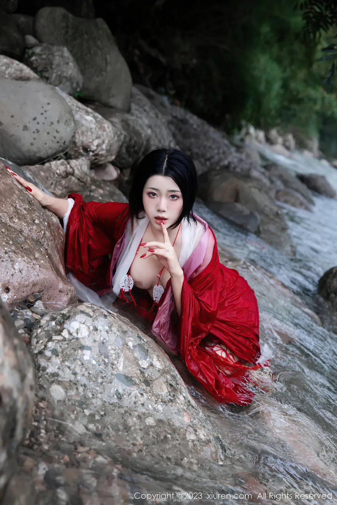 XiuRen秀人网 – 严利娅Yuliya – Waterfall “90 photos”-57