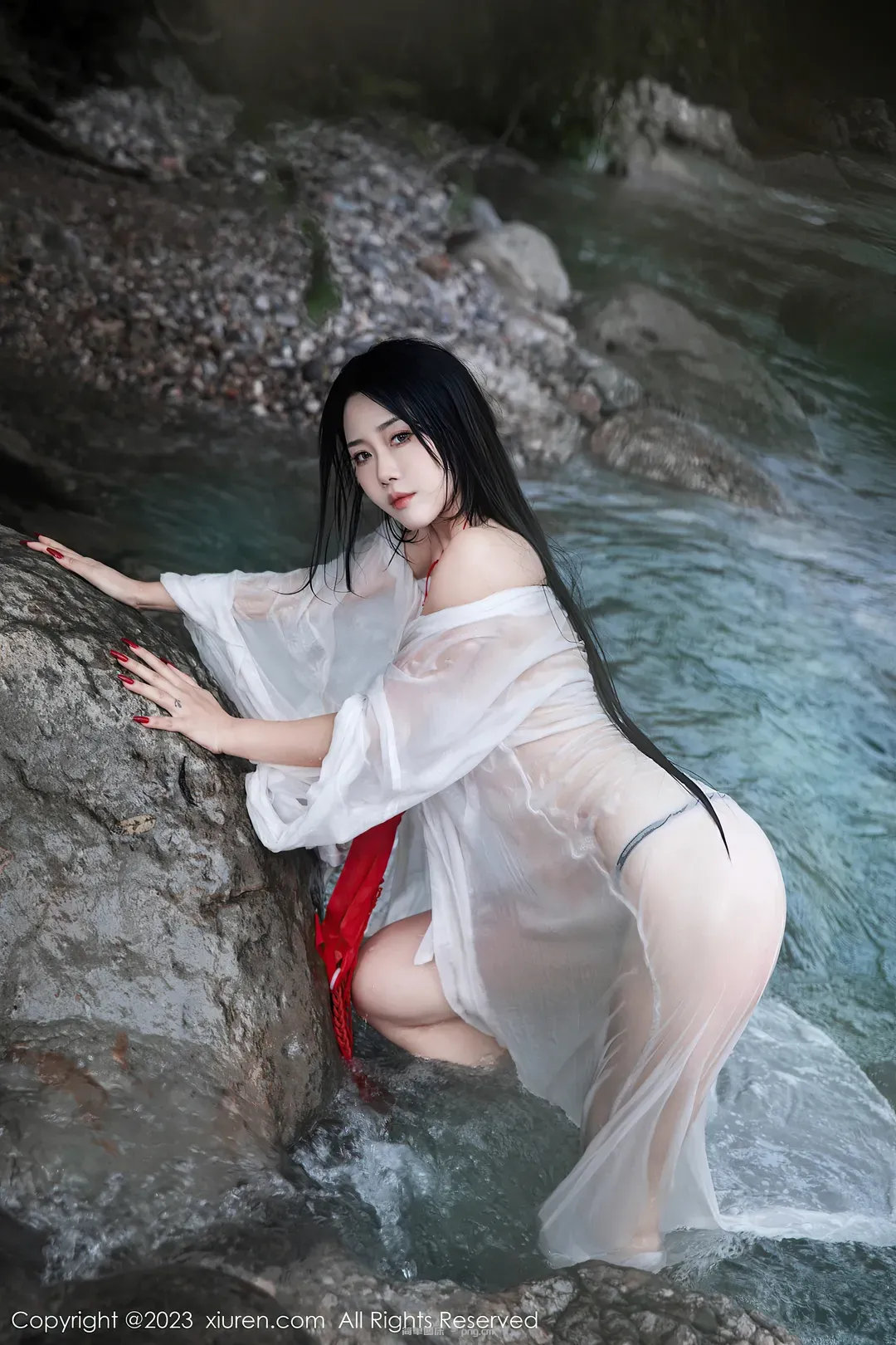 XiuRen秀人网 – 严利娅Yuliya – Waterfall “90 photos”-63