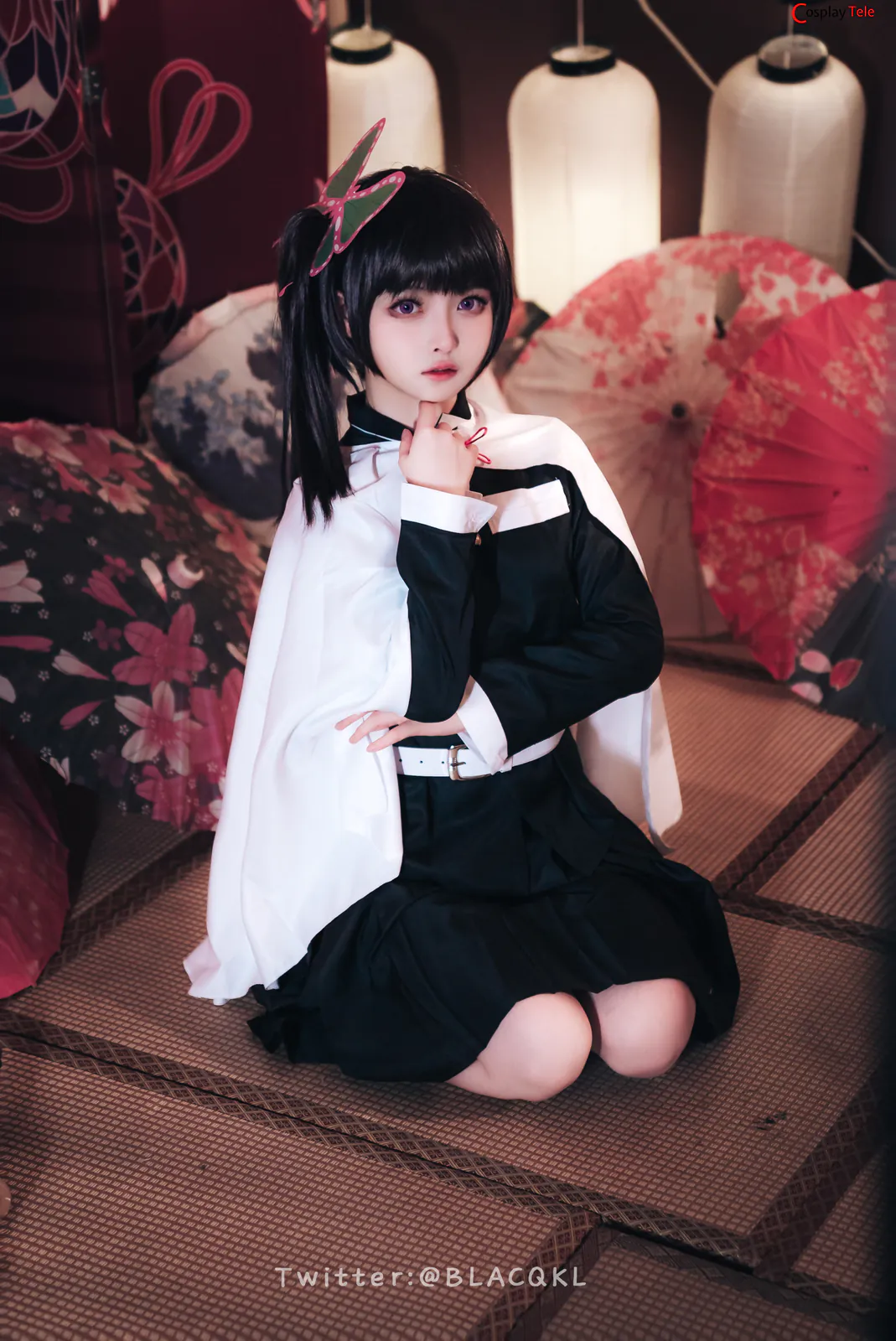 Blacqkl (白莉爱吃巧克力) cosplay Kanao Tsuyuri – Kimetsu no Yaiba “89 photos”-5