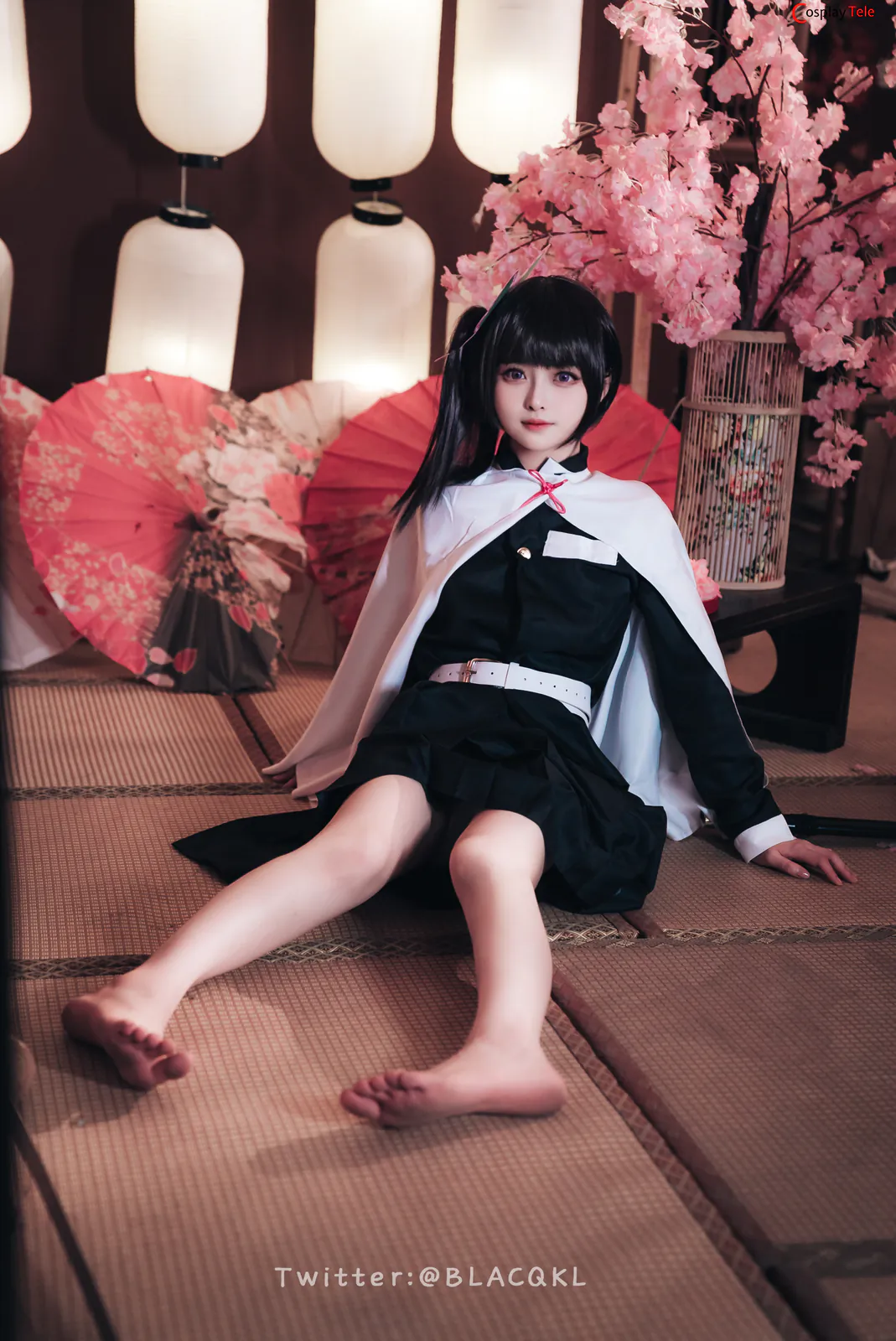 Blacqkl (白莉爱吃巧克力) cosplay Kanao Tsuyuri – Kimetsu no Yaiba “89 photos”-16