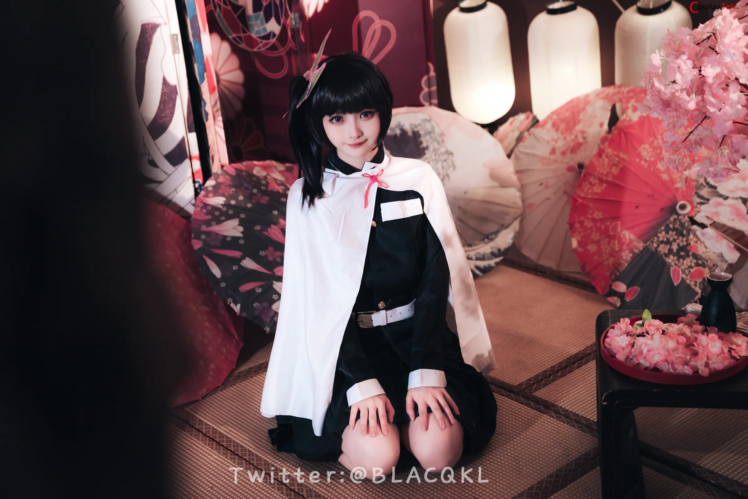 Blacqkl (白莉爱吃巧克力) cosplay Kanao Tsuyuri – Kimetsu no Yaiba “89 photos”-26