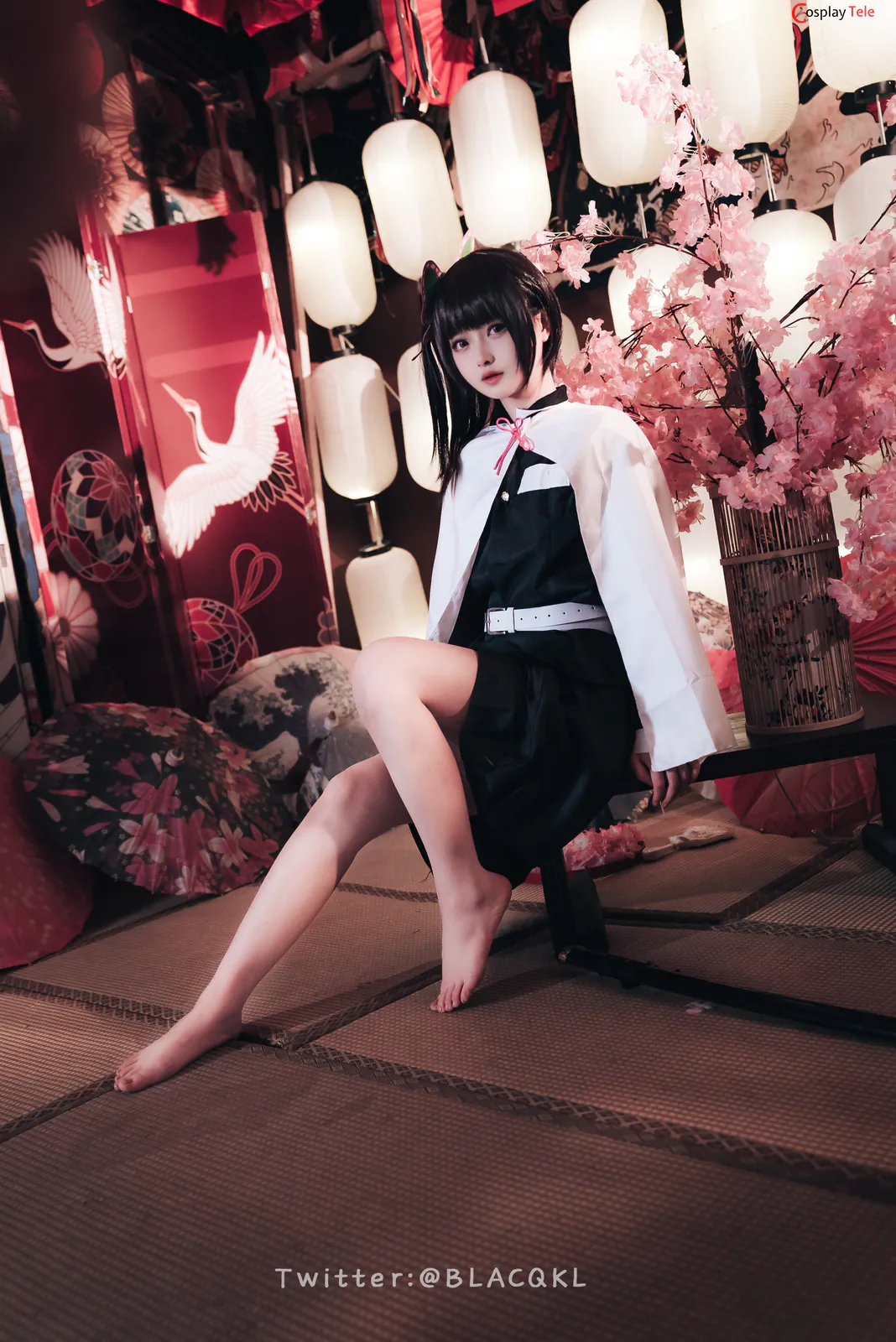 Blacqkl (白莉爱吃巧克力) cosplay Kanao Tsuyuri – Kimetsu no Yaiba “89 photos”-35