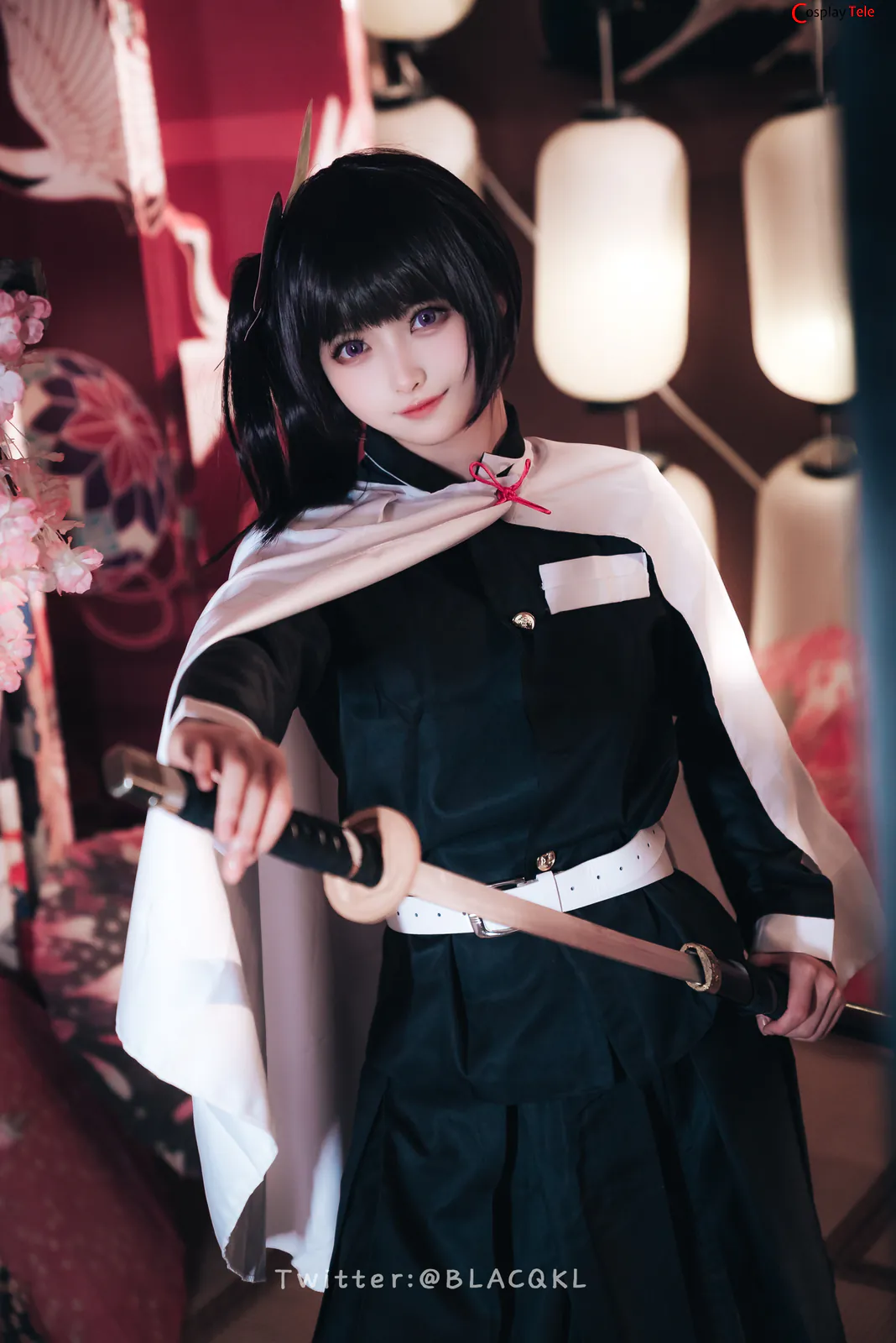 Blacqkl (白莉爱吃巧克力) cosplay Kanao Tsuyuri – Kimetsu no Yaiba “89 photos”-39