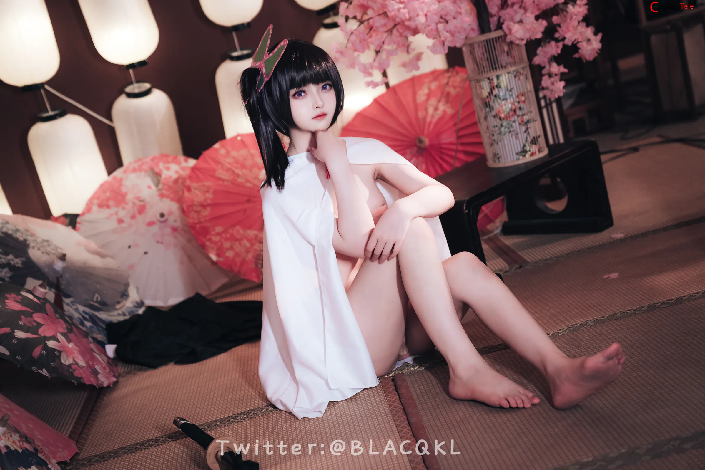 Blacqkl (白莉爱吃巧克力) cosplay Kanao Tsuyuri – Kimetsu no Yaiba “89 photos”-41