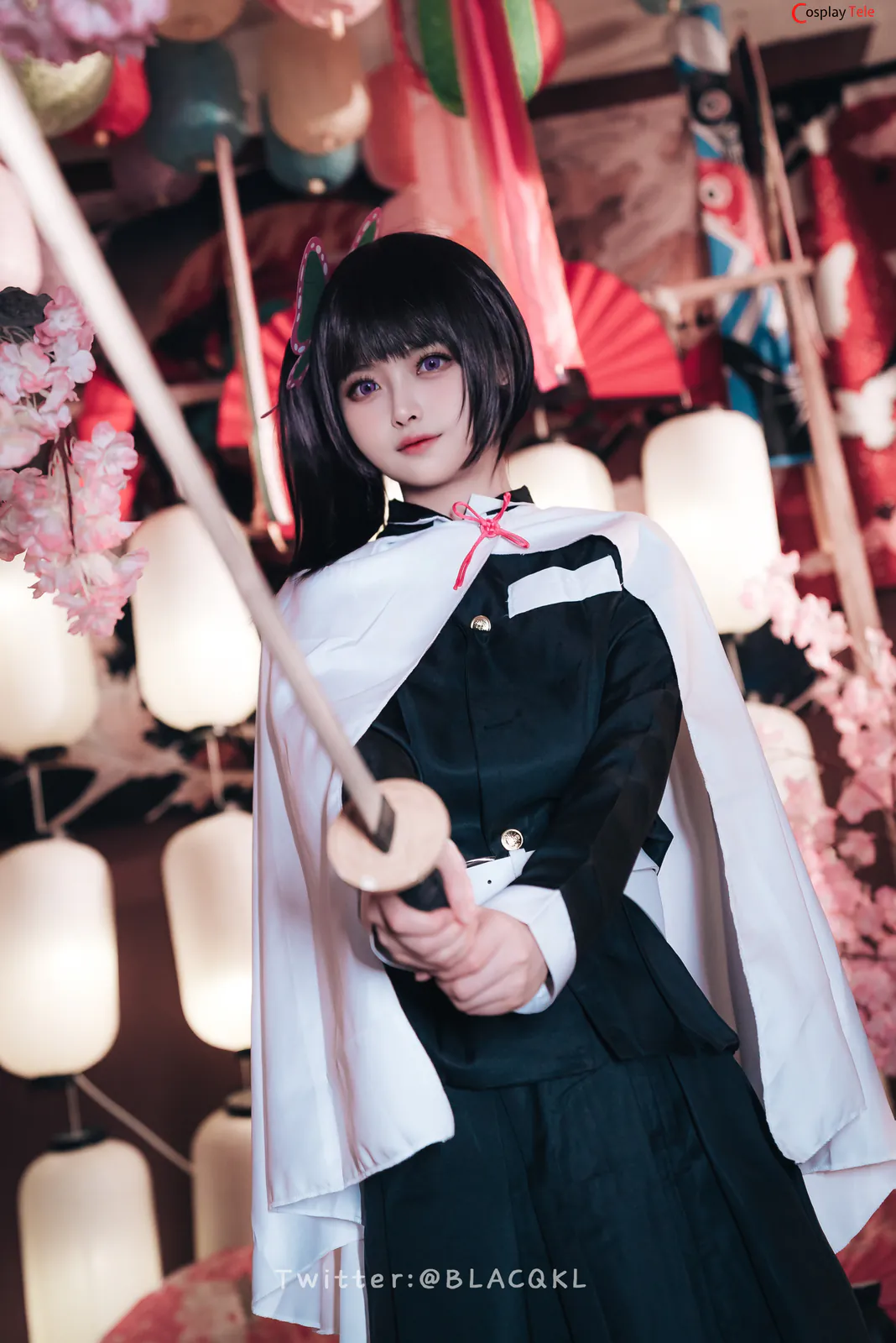 Blacqkl (白莉爱吃巧克力) cosplay Kanao Tsuyuri – Kimetsu no Yaiba “89 photos”-49