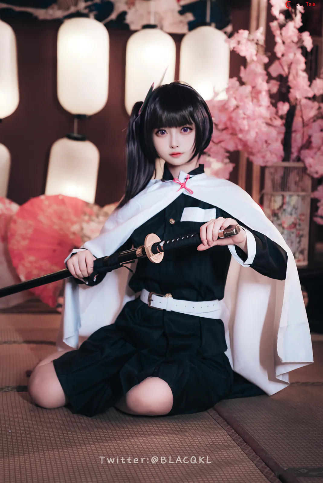 Blacqkl (白莉爱吃巧克力) cosplay Kanao Tsuyuri – Kimetsu no Yaiba “89 photos”-60