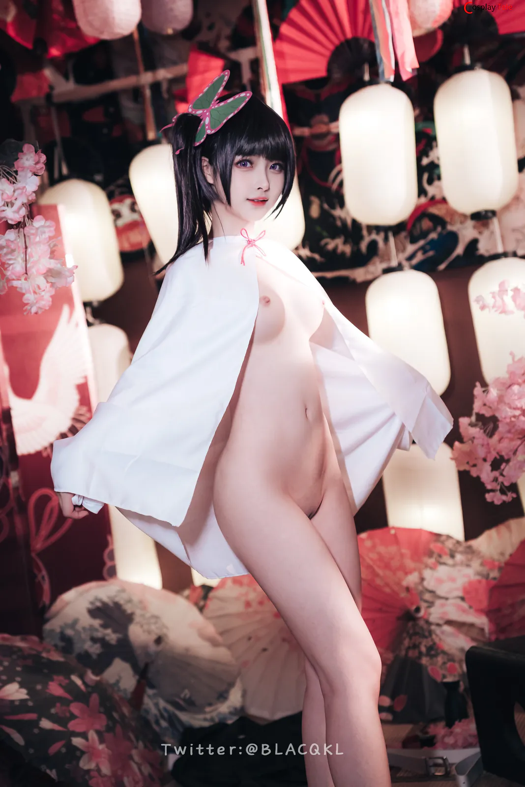 Blacqkl (白莉爱吃巧克力) cosplay Kanao Tsuyuri – Kimetsu no Yaiba “89 photos”-70