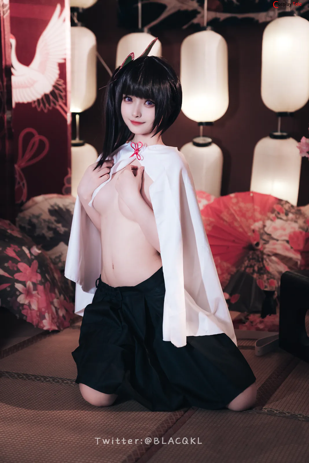 Blacqkl (白莉爱吃巧克力) cosplay Kanao Tsuyuri – Kimetsu no Yaiba “89 photos”-71