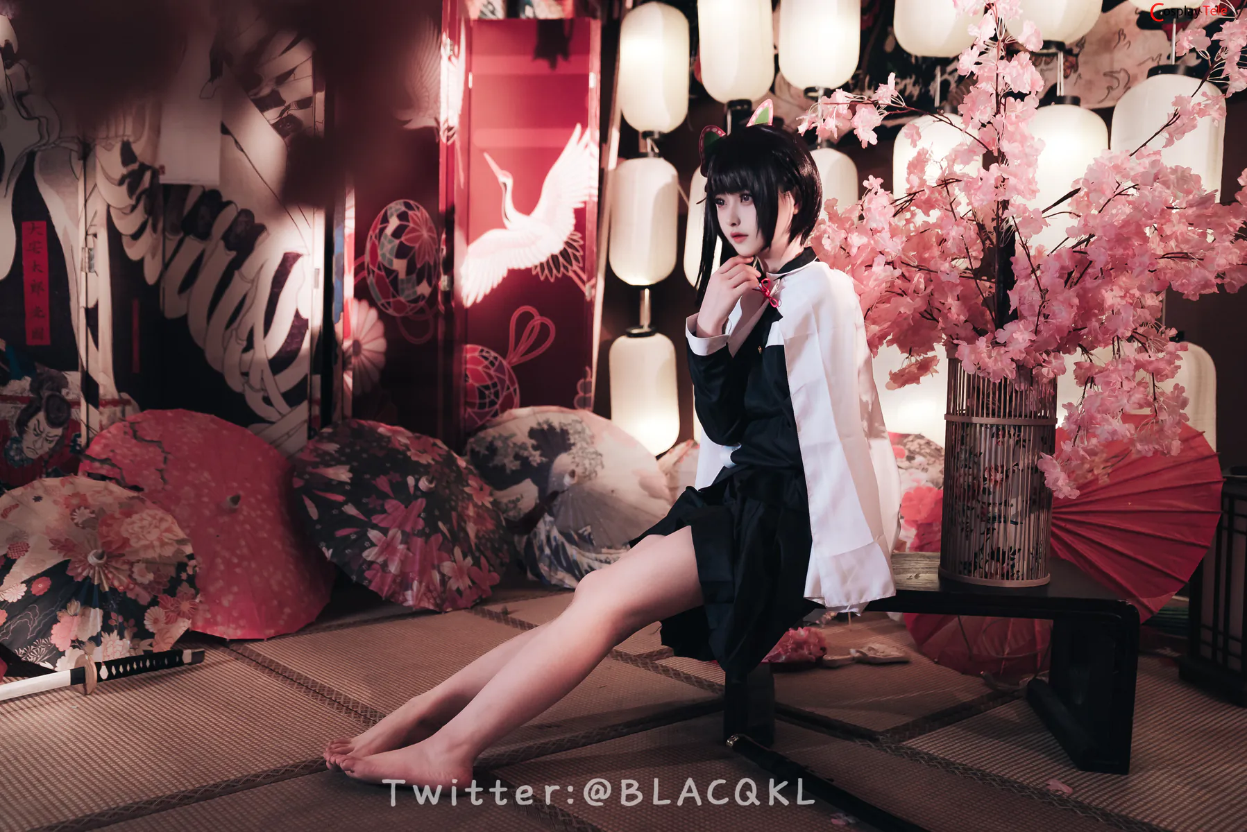 Blacqkl (白莉爱吃巧克力) cosplay Kanao Tsuyuri – Kimetsu no Yaiba “89 photos”-84