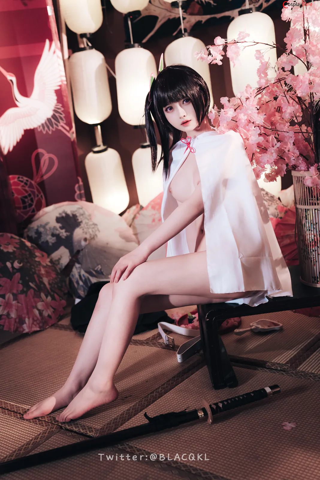 Blacqkl (白莉爱吃巧克力) cosplay Kanao Tsuyuri – Kimetsu no Yaiba “89 photos”-86