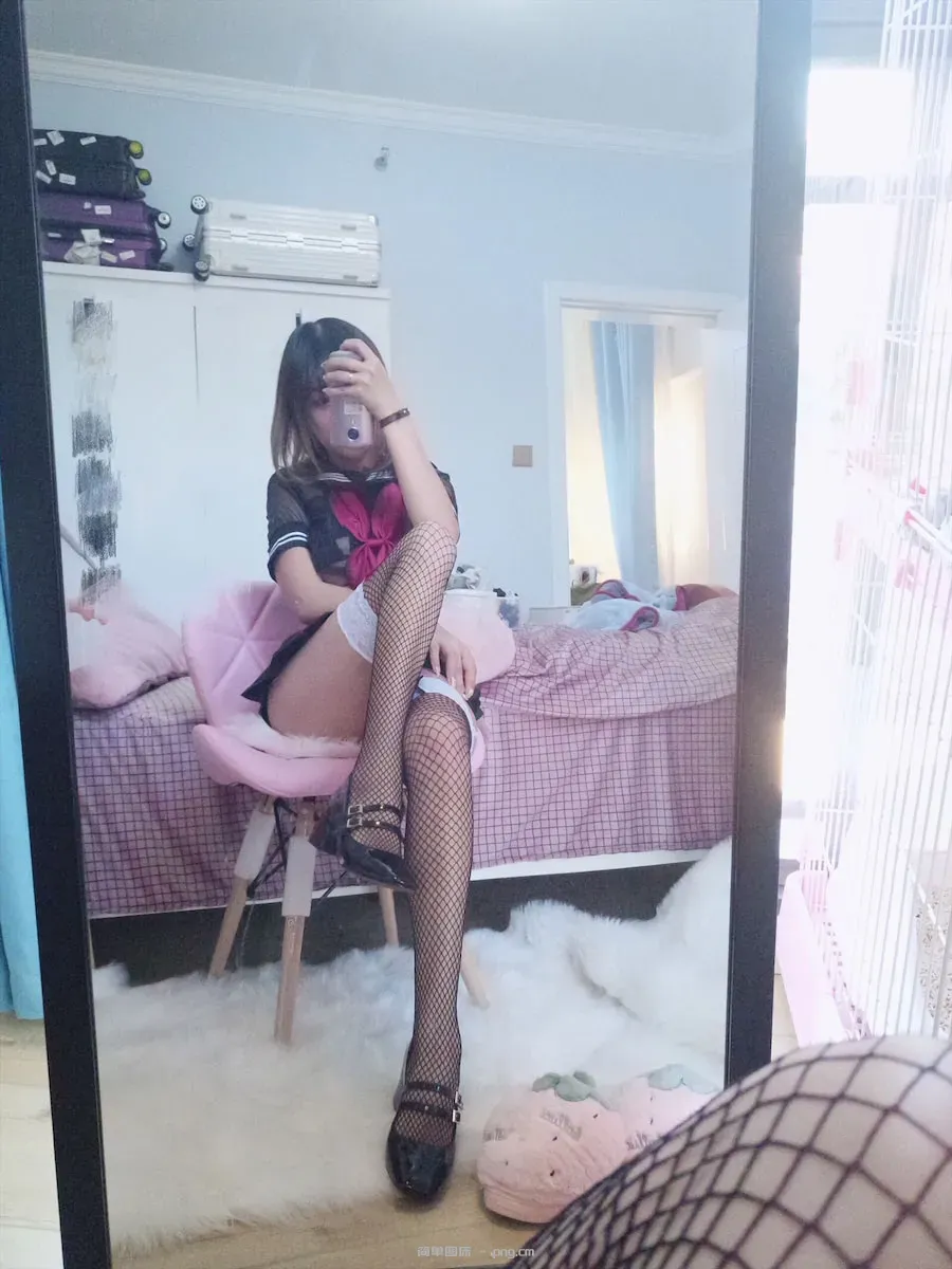 过期米线线喵 jk黑丝17p-10