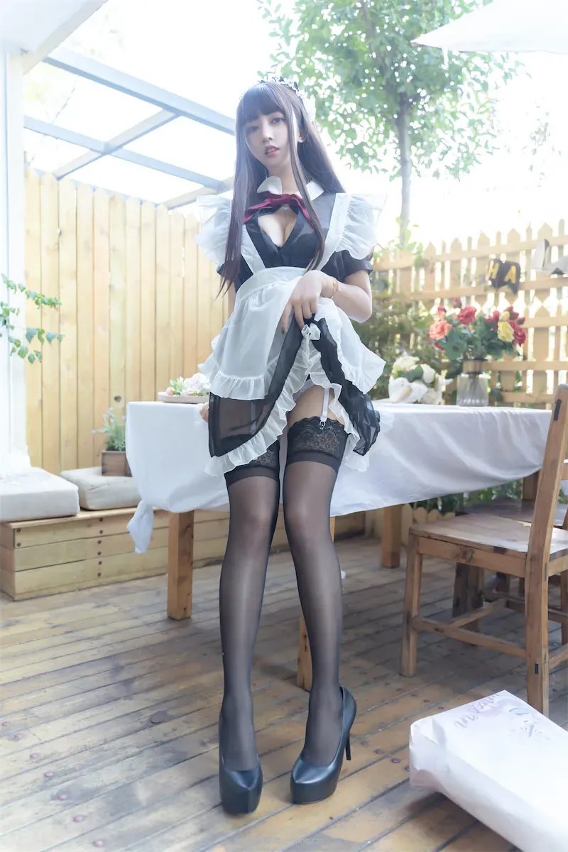 过期米线线喵 透明女仆49p-14