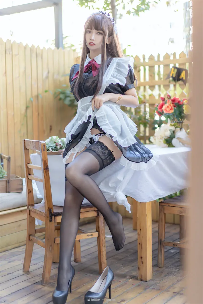 过期米线线喵 透明女仆49p-25