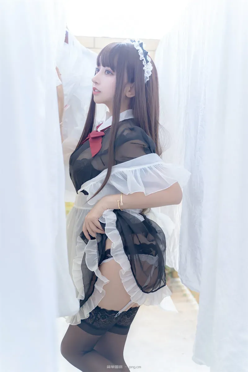 过期米线线喵 透明女仆49p-46