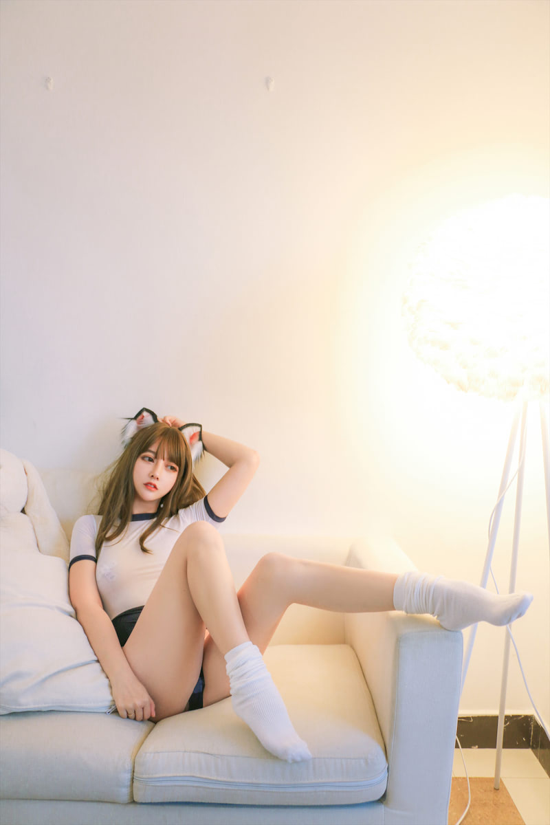 过期米线线喵 体操服16p-2