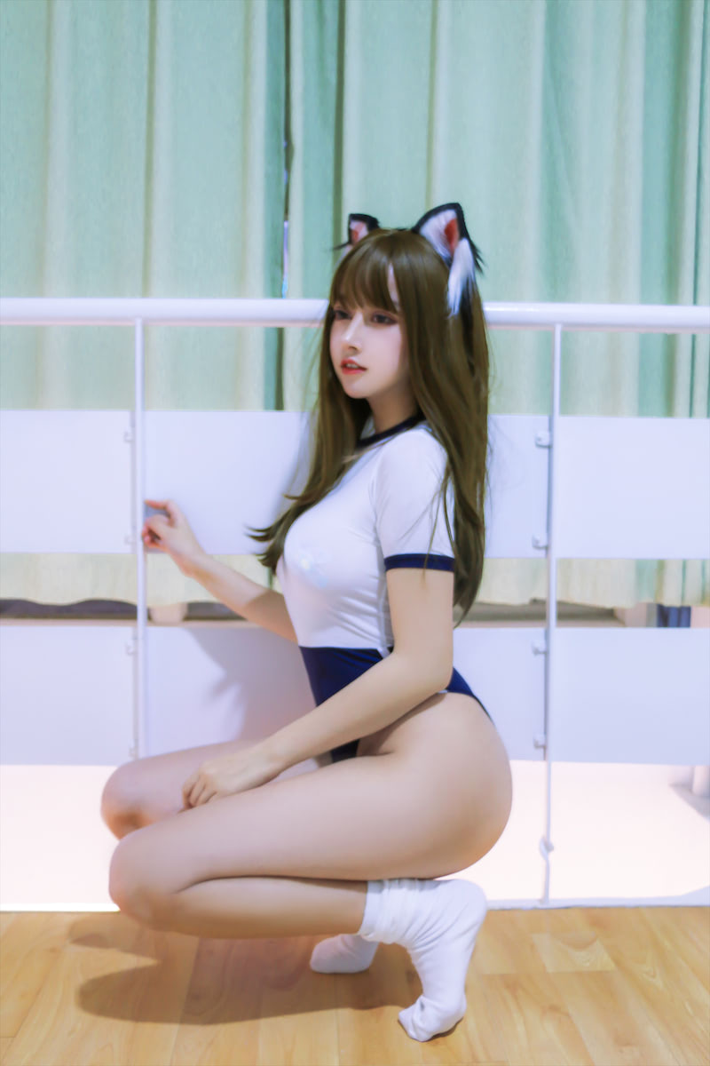 过期米线线喵 体操服16p-14