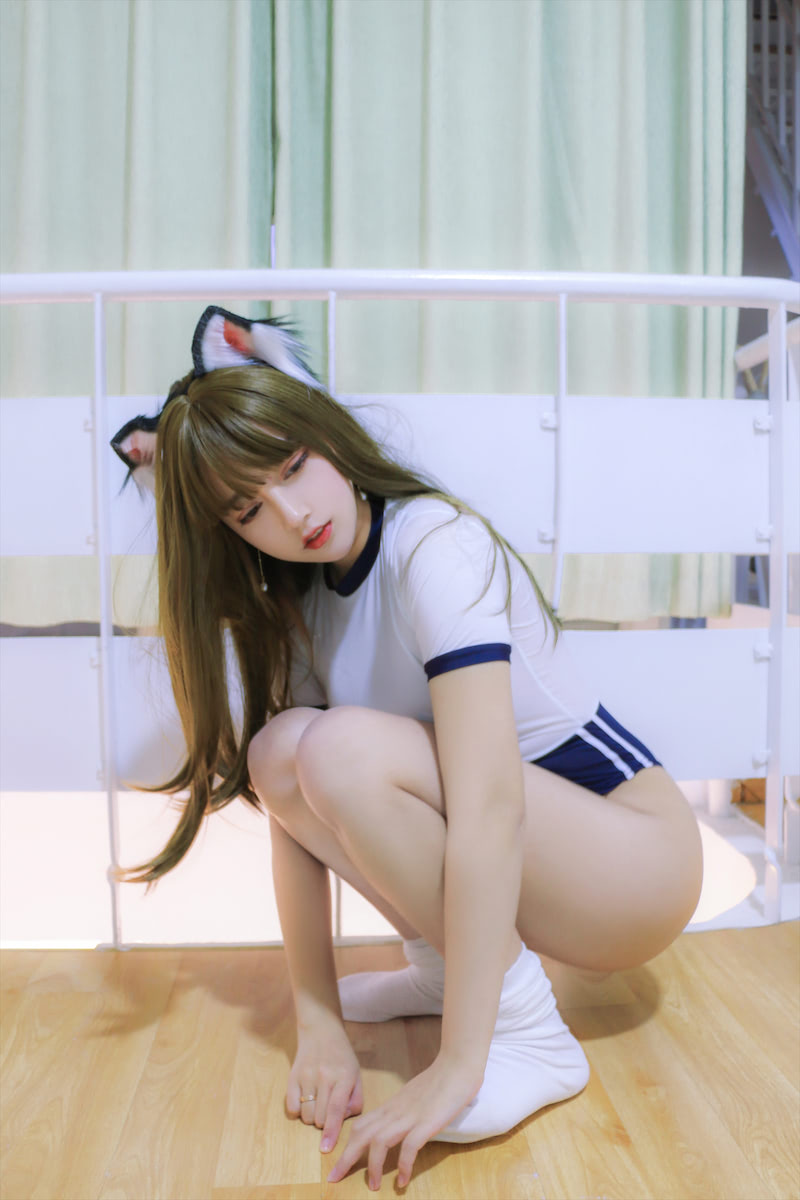 过期米线线喵 体操服16p-15