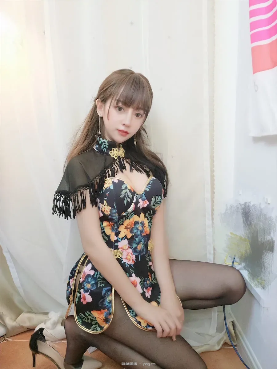 过期米线线喵 旗袍披肩17p-17