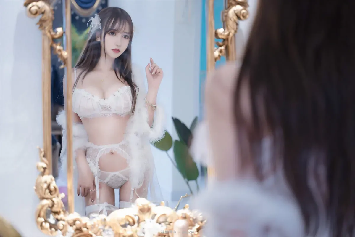 过期米线线喵 蕾丝天使44p-19