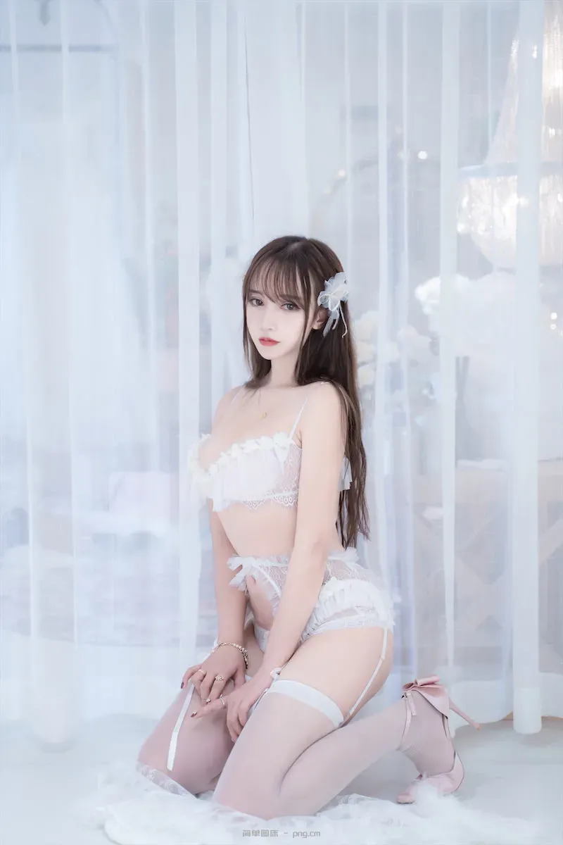 过期米线线喵 蕾丝天使44p-28