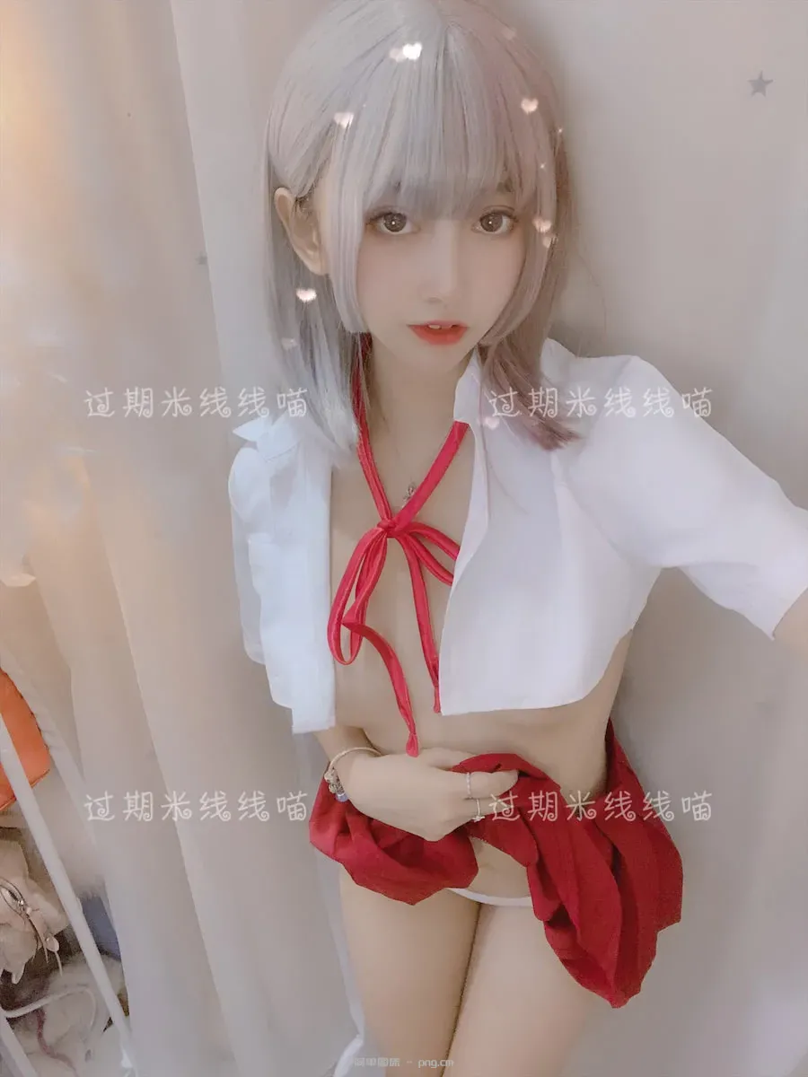 过期米线线喵 JK超短裙17p