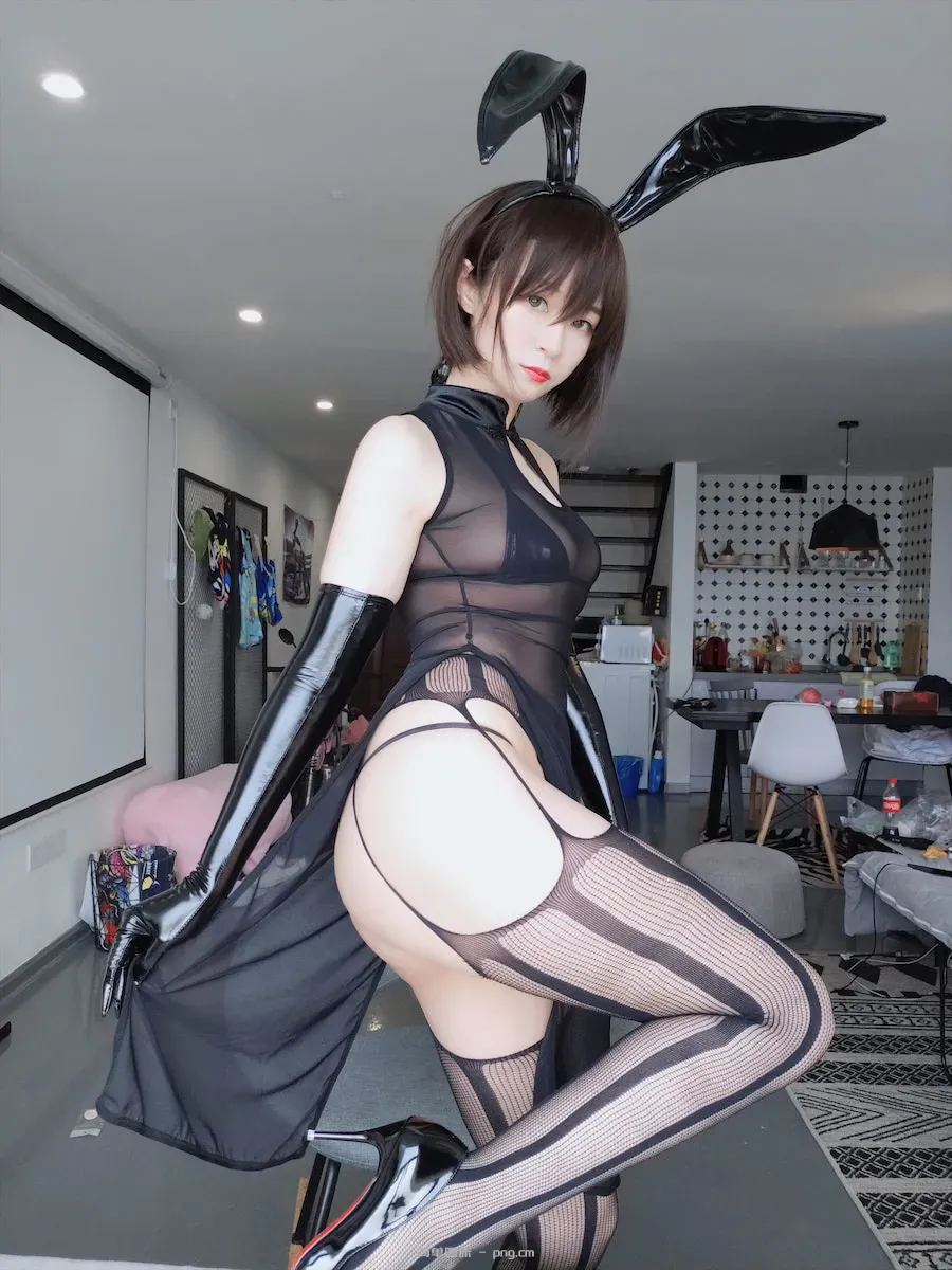 白银81透明旗袍45p2v-8