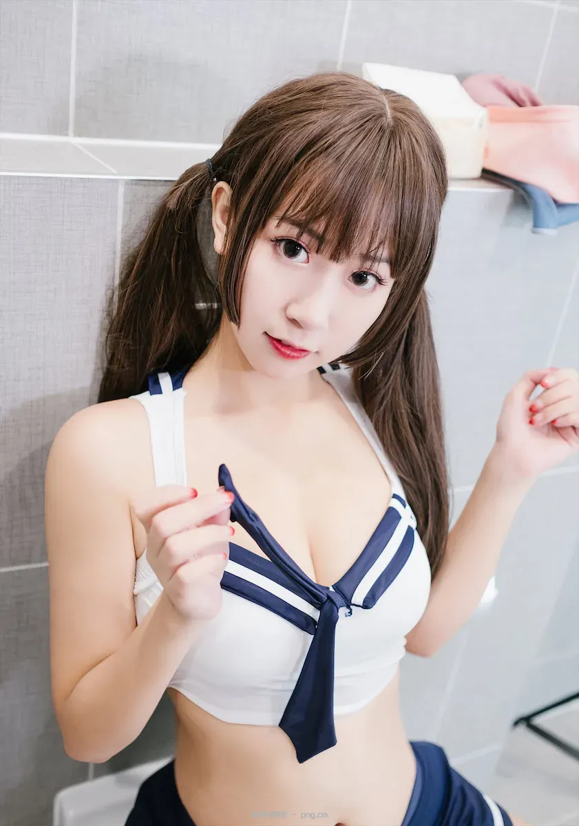 猫九酱水手服浴缸42p-1