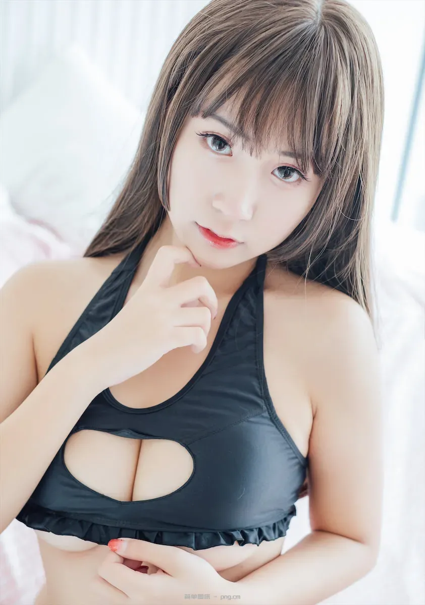 猫九酱爱心睡衣41p-3