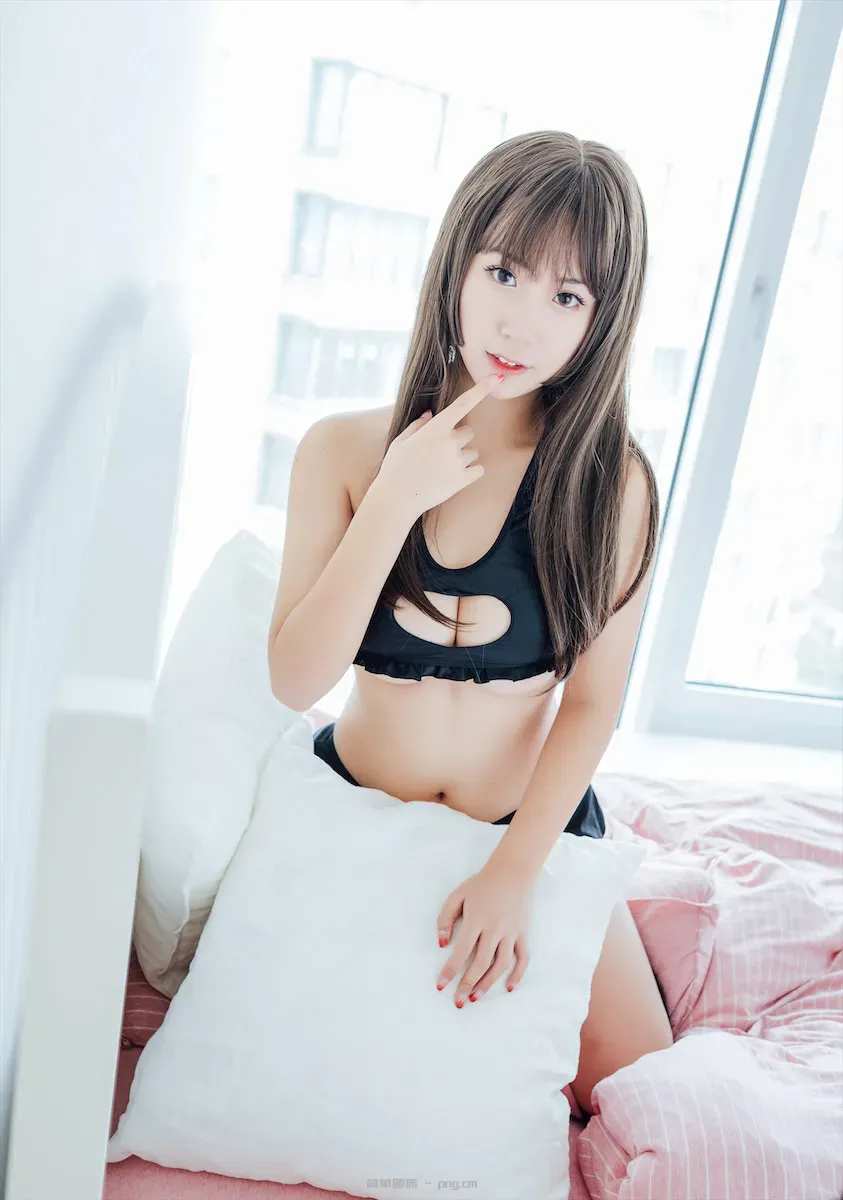 猫九酱爱心睡衣41p-4