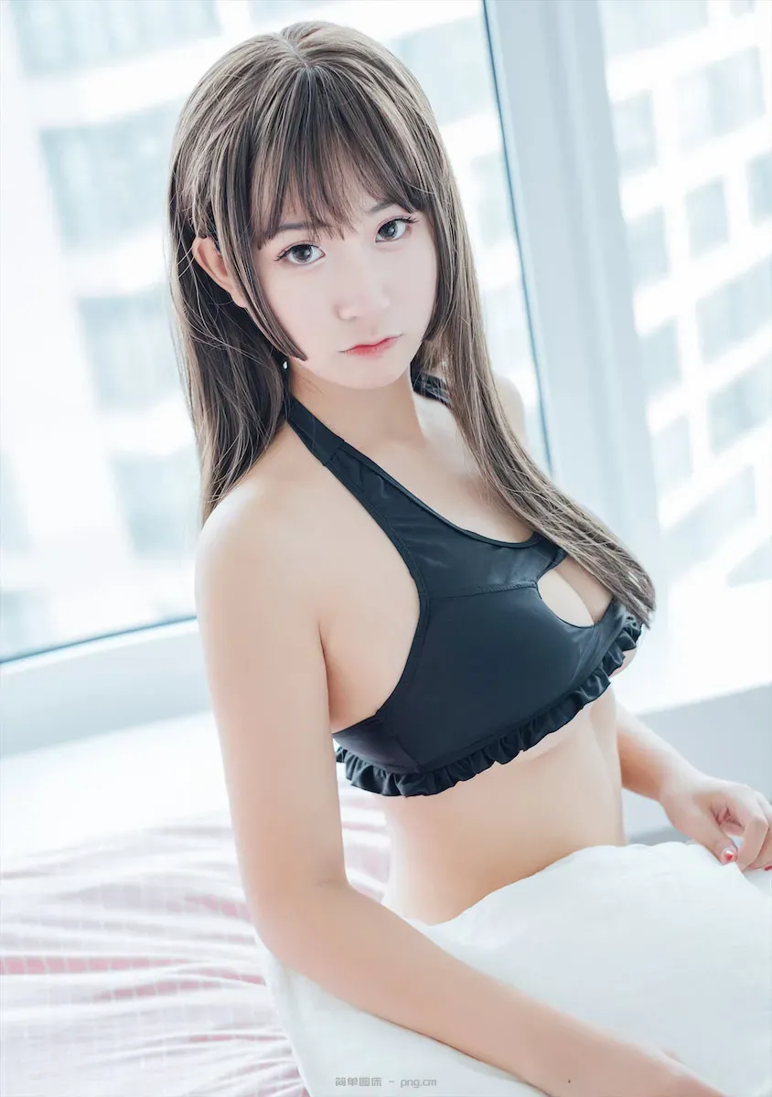 猫九酱爱心睡衣41p-16