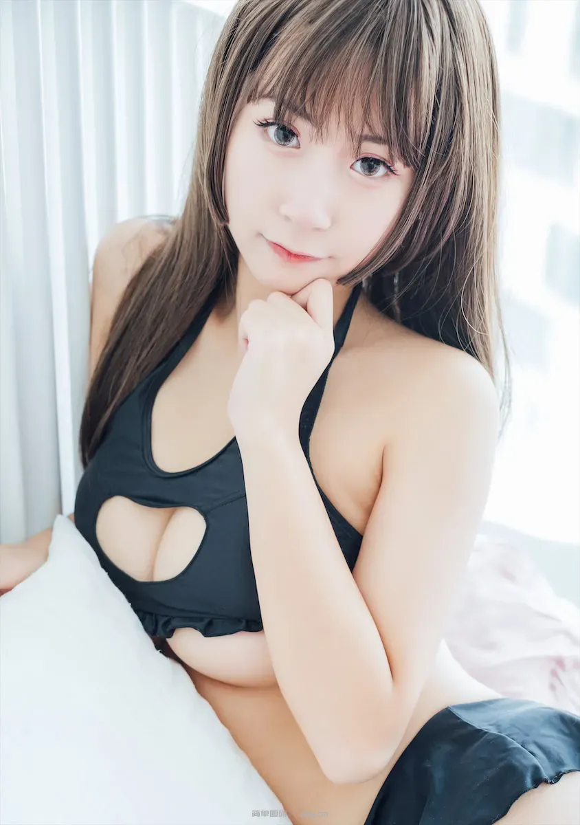 猫九酱爱心睡衣41p-31