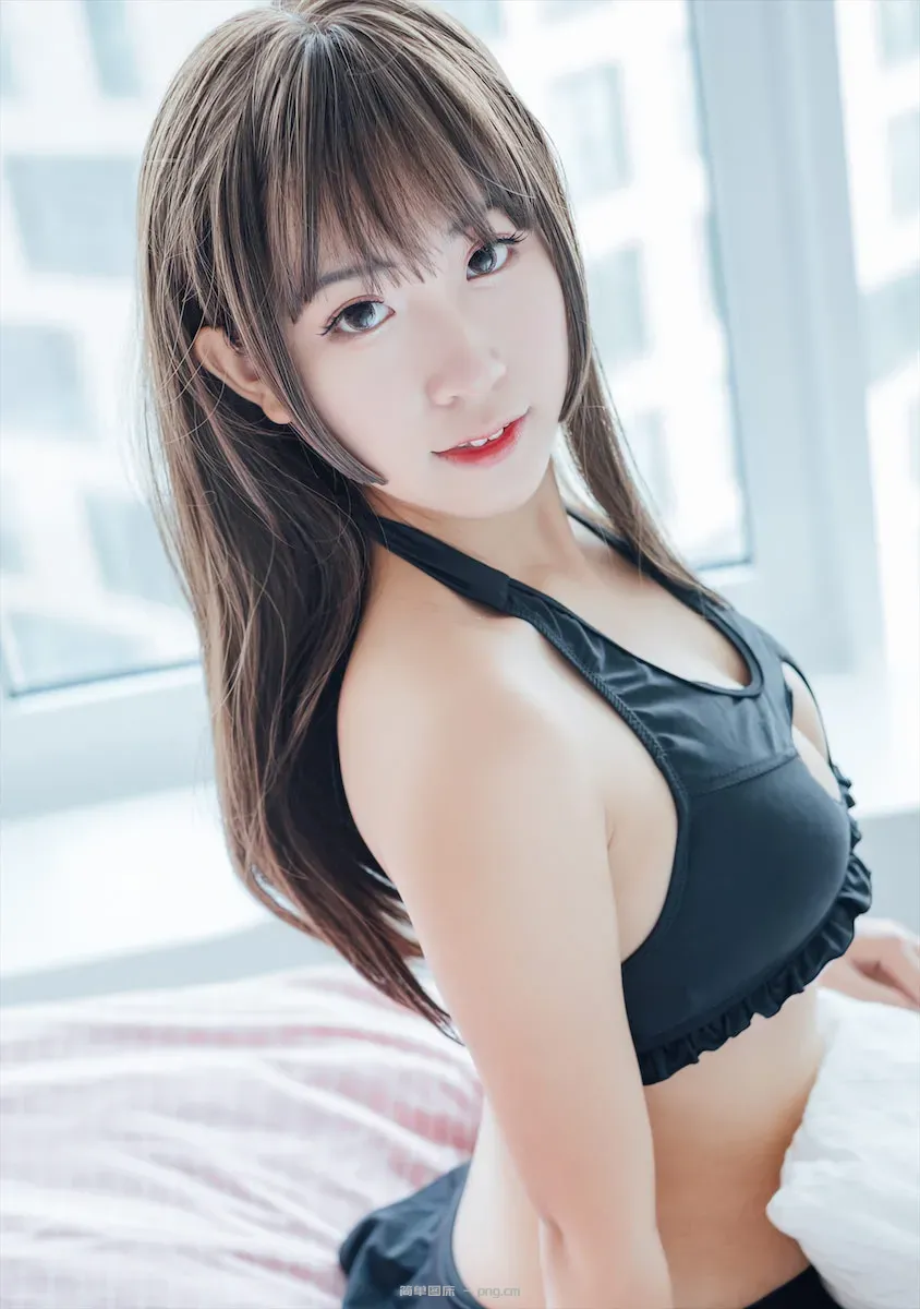 猫九酱爱心睡衣41p-39