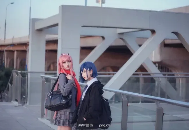《DARLING in the FRANXX》国家队02和015Cosplay【CN：鹤祈W&楚楚子w】 (18 photos)-4