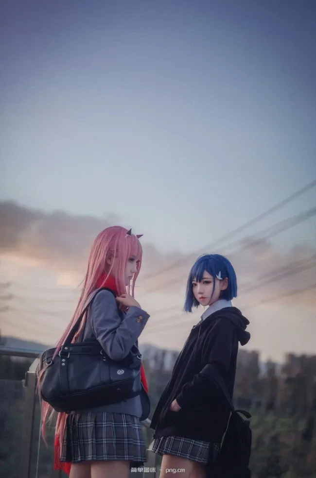 《DARLING in the FRANXX》国家队02和015Cosplay【CN：鹤祈W&楚楚子w】 (18 photos)-13