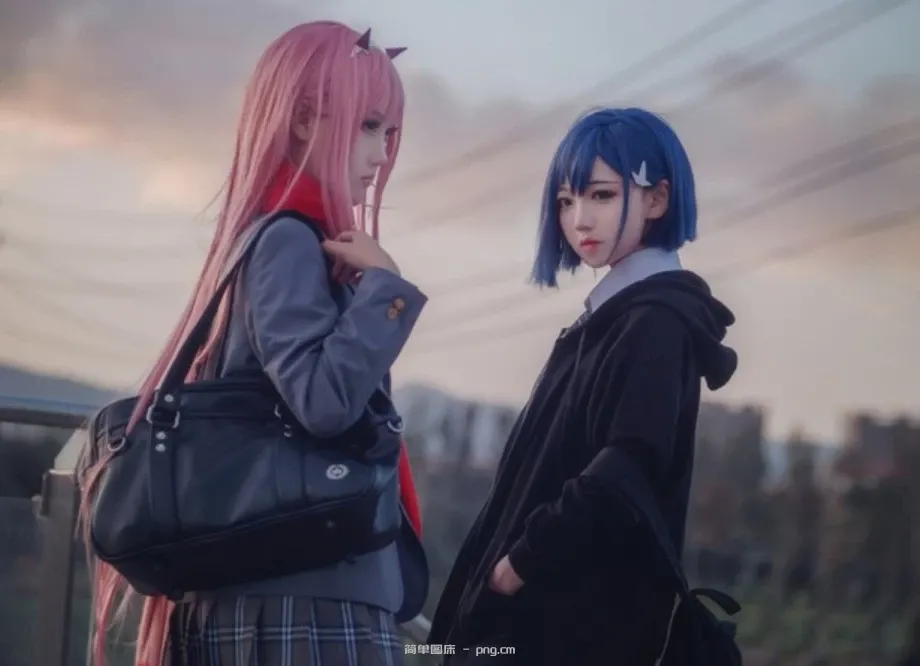 《DARLING in the FRANXX》国家队02和015Cosplay【CN：鹤祈W&楚楚子w】 (18 photos)-18