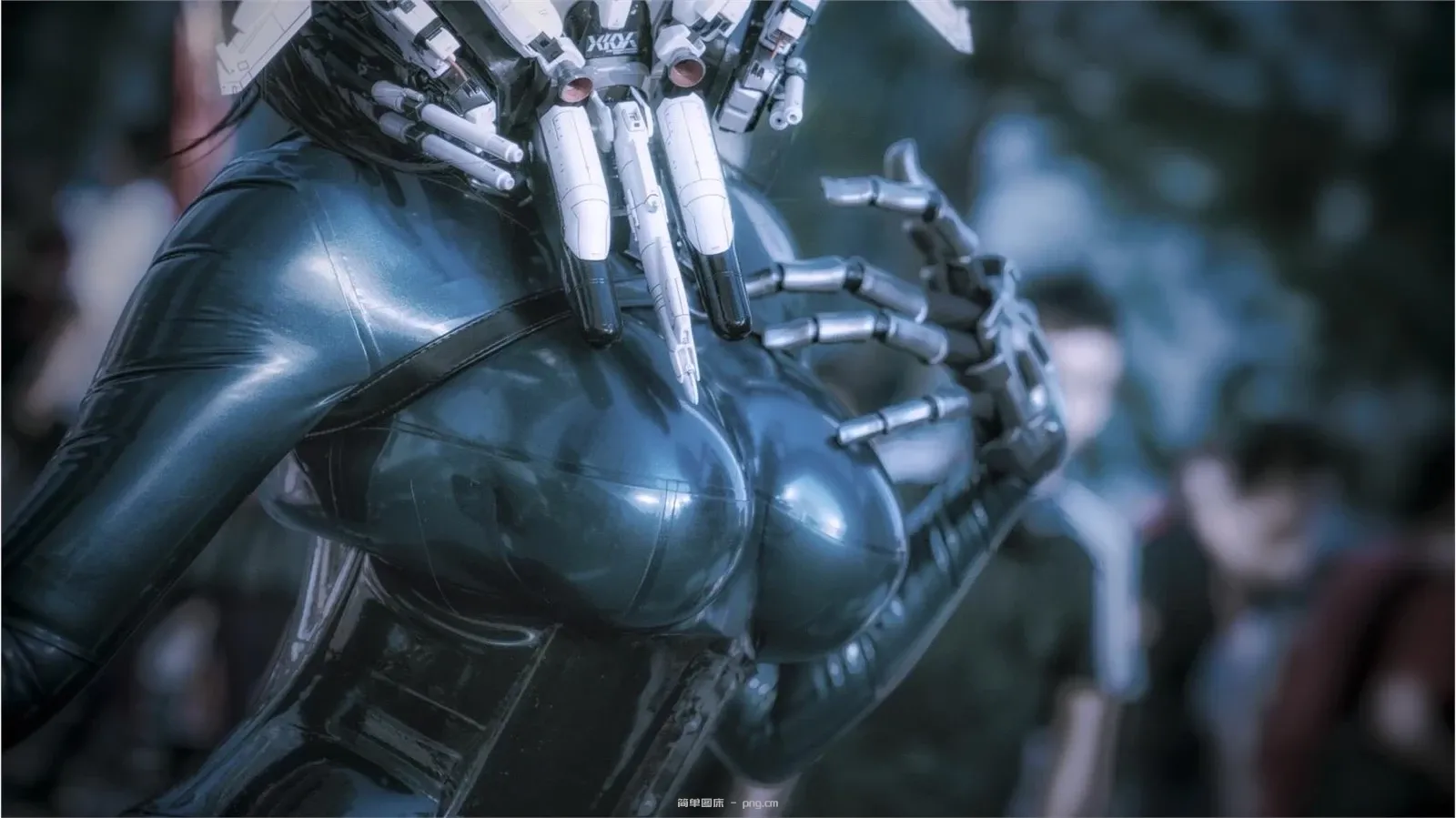 cosplay 菌烨 tako – 乳胶紧身衣 [37P]-5