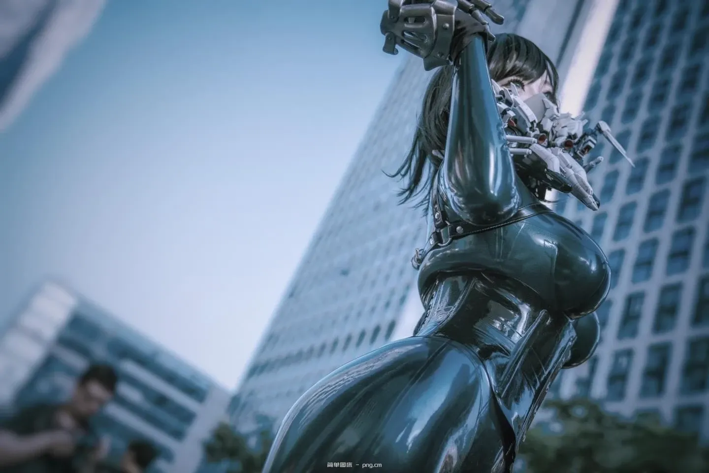 cosplay 菌烨 tako – 乳胶紧身衣 [37P]-6