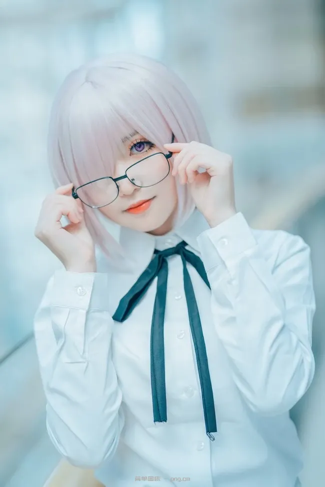 《Fate/Grand Order》玛修·基列莱特黑丝校服Cosplay【CN：泡泡】 (14 photos)-7