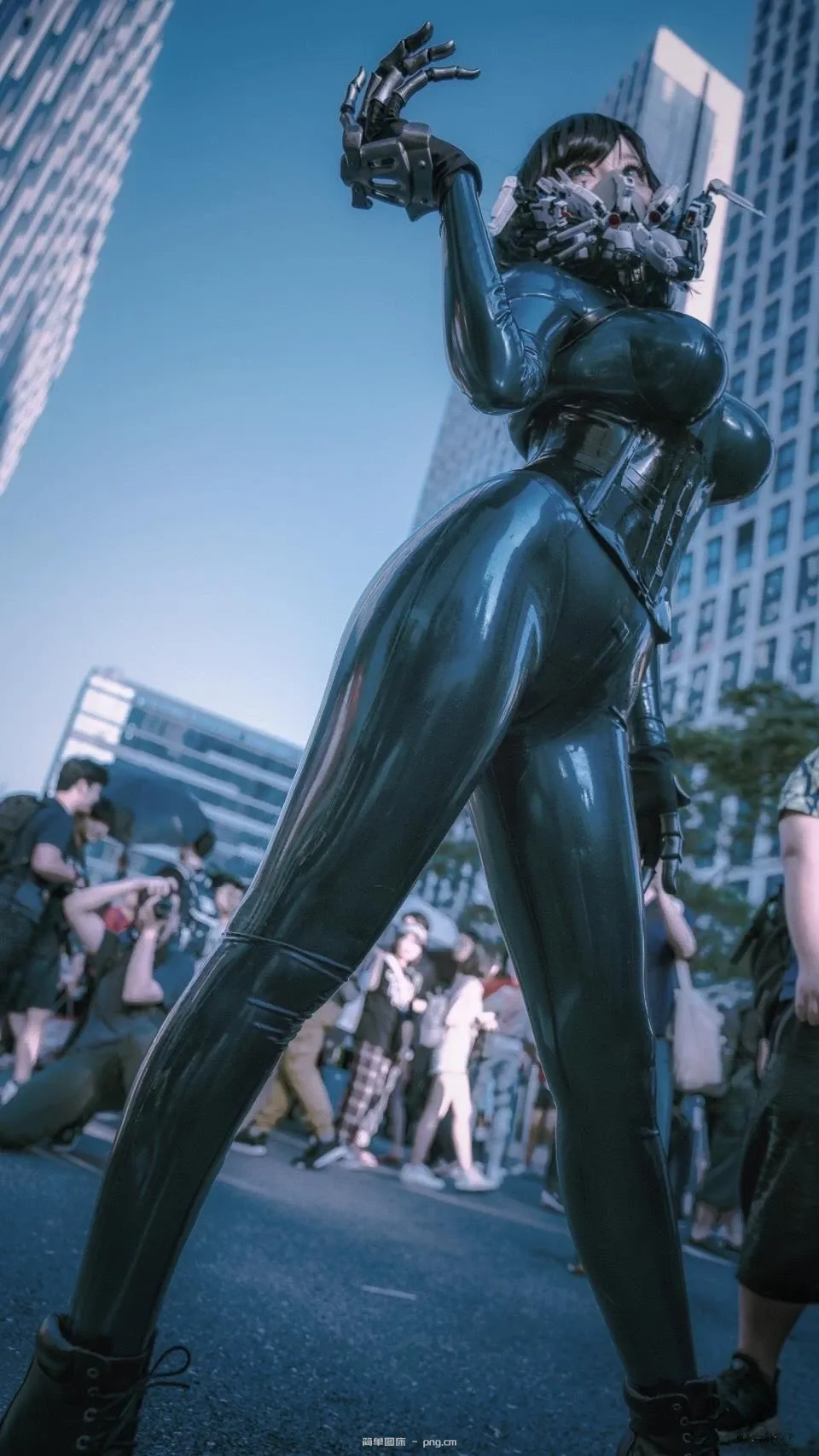 cosplay 菌烨 tako – 乳胶紧身衣 [37P]-7