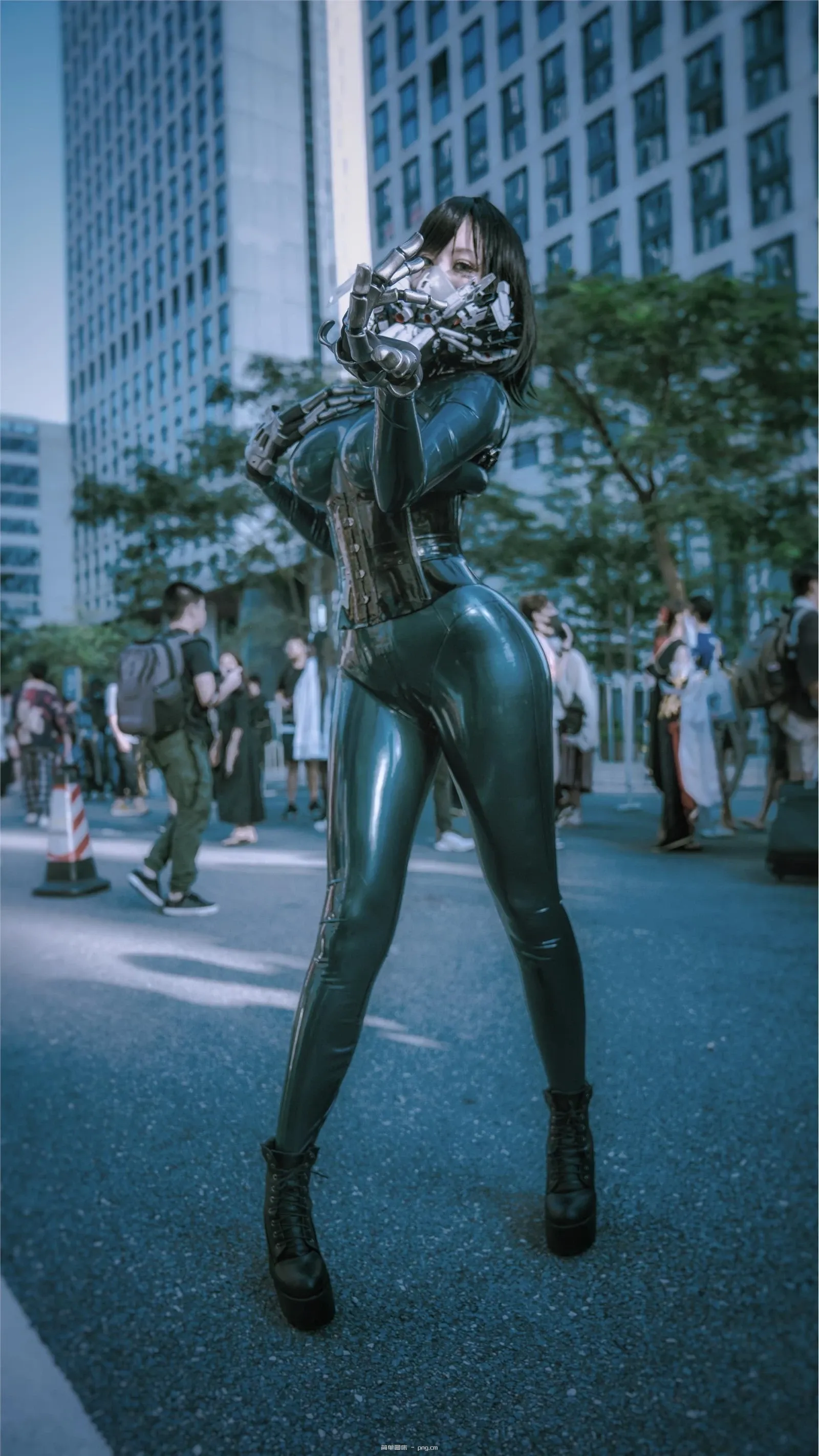 cosplay 菌烨 tako – 乳胶紧身衣 [37P]-9