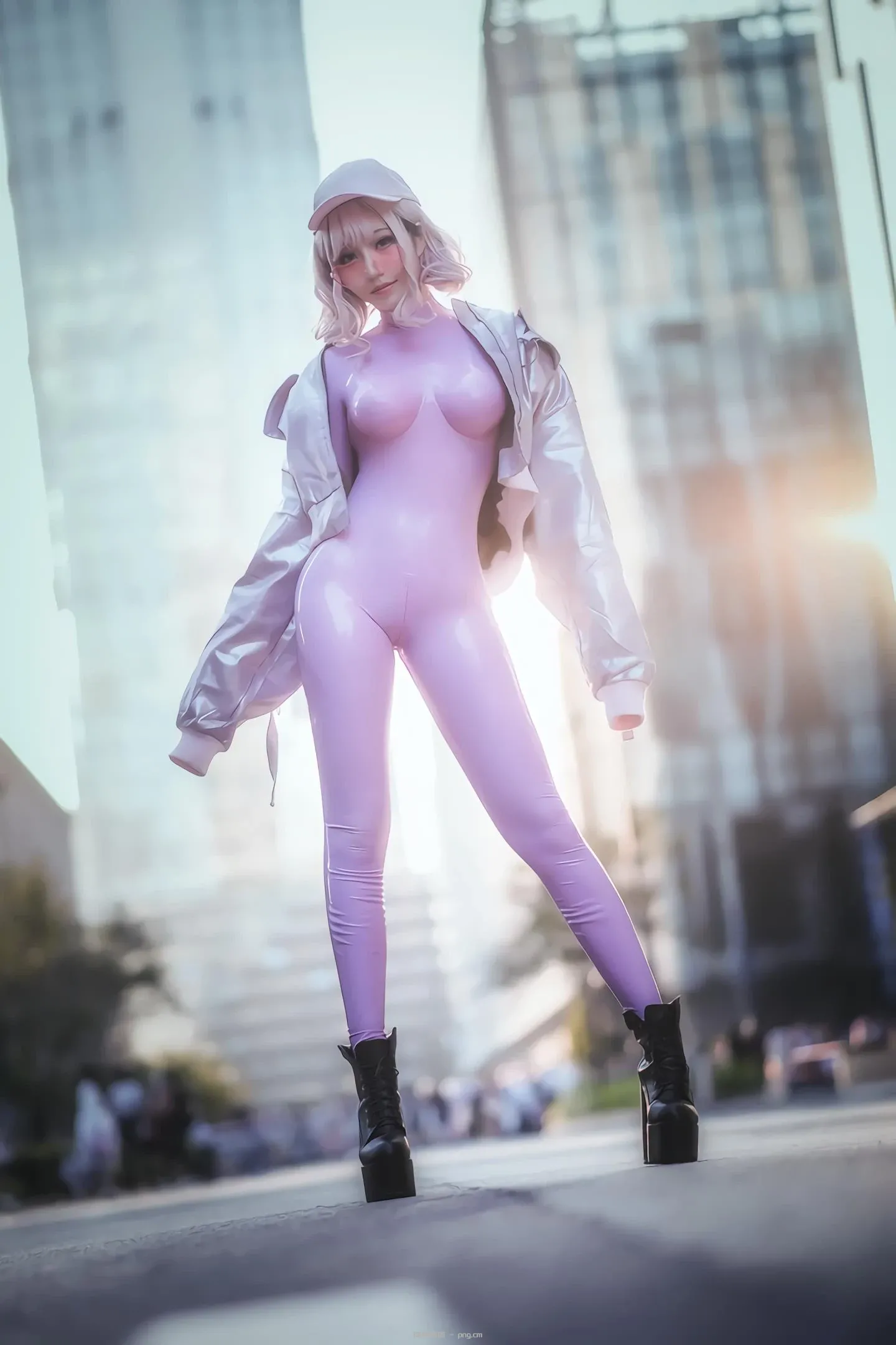 cosplay 菌烨 tako – 乳胶紧身衣 [37P]-33