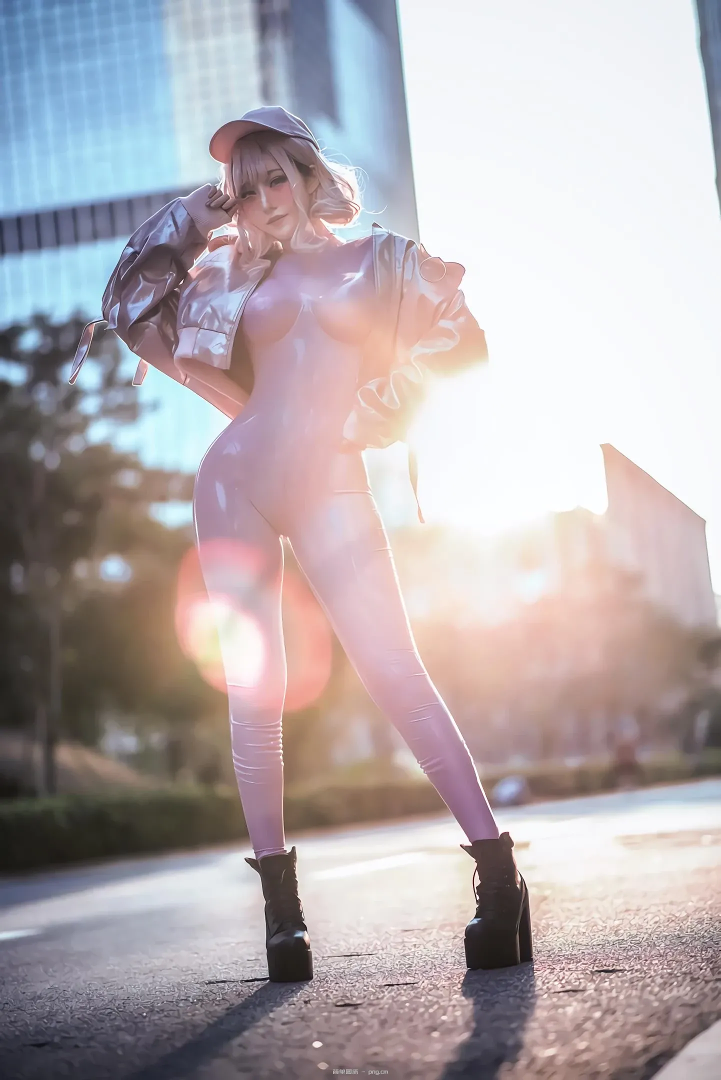 cosplay 菌烨 tako – 乳胶紧身衣 [37P]-34