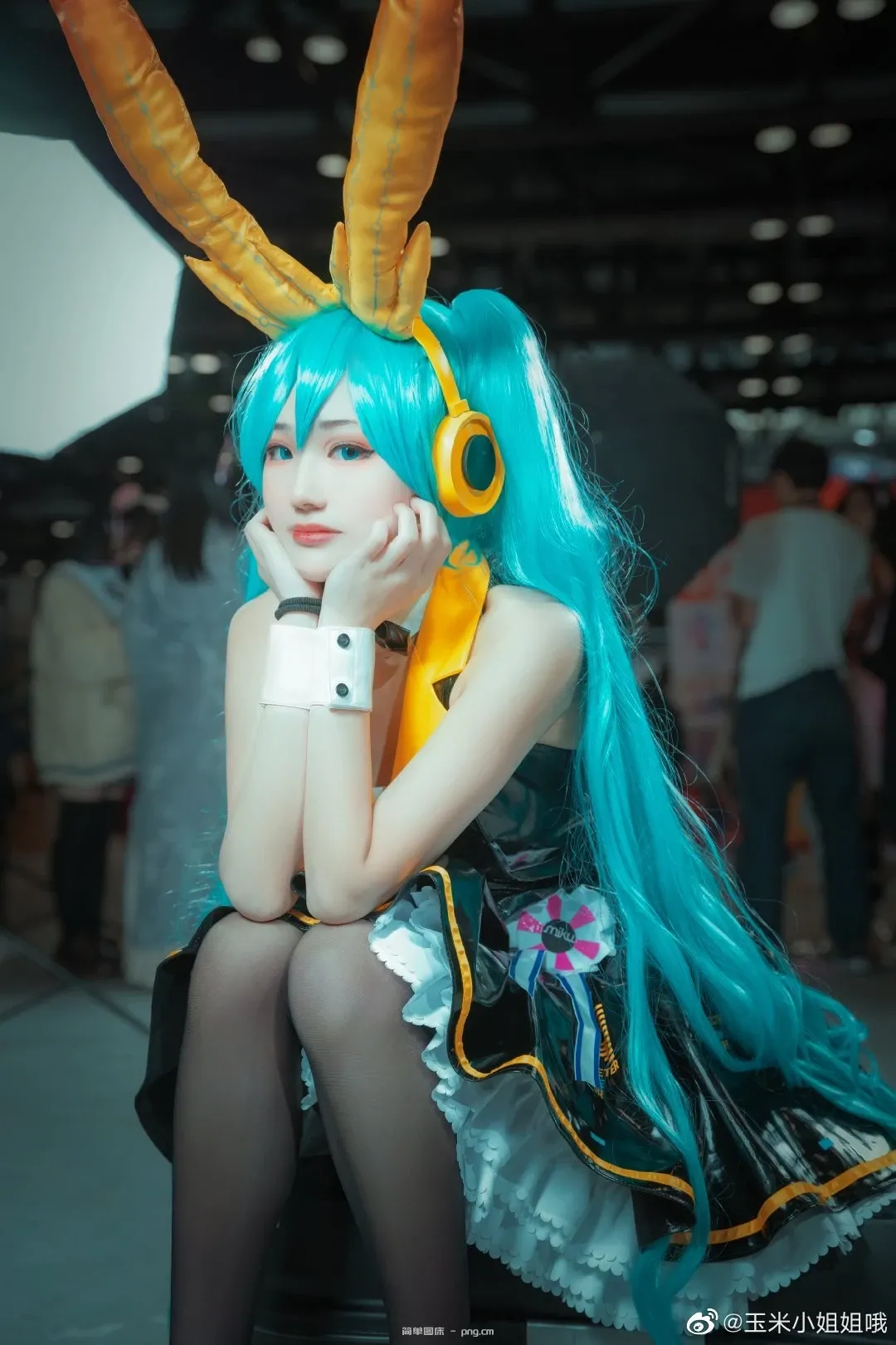 初音未来 兔女郎 @玉米小姐姐哦 (9 photos)