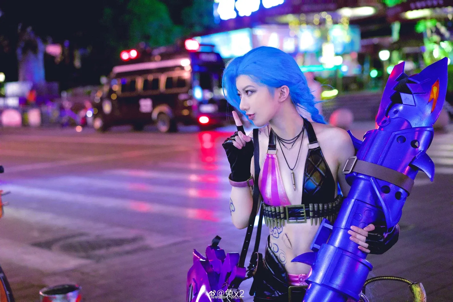 英雄联盟 金克丝 @兔x2 (9 photos)-2