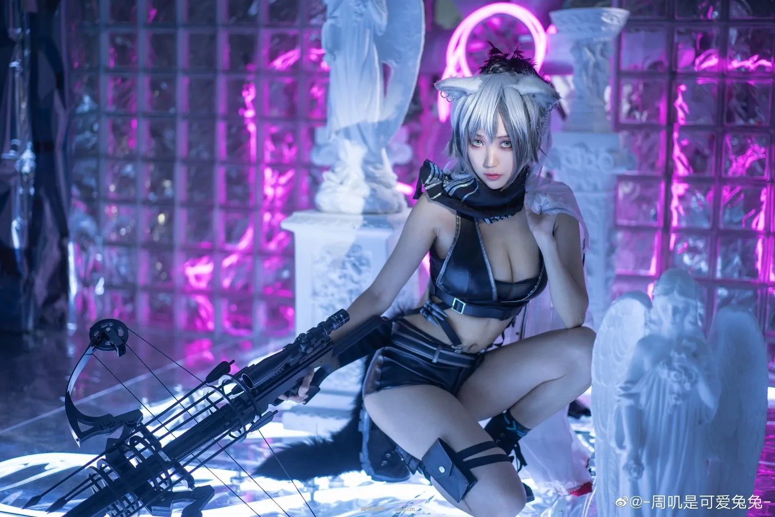 明日方舟 黑 @-周叽是可爱兔兔- (10 photos)-2