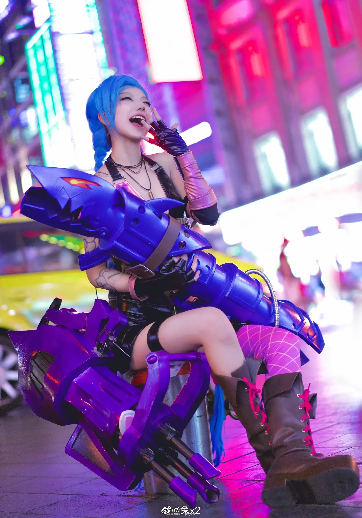 英雄联盟 金克丝 @兔x2 (9 photos)-3