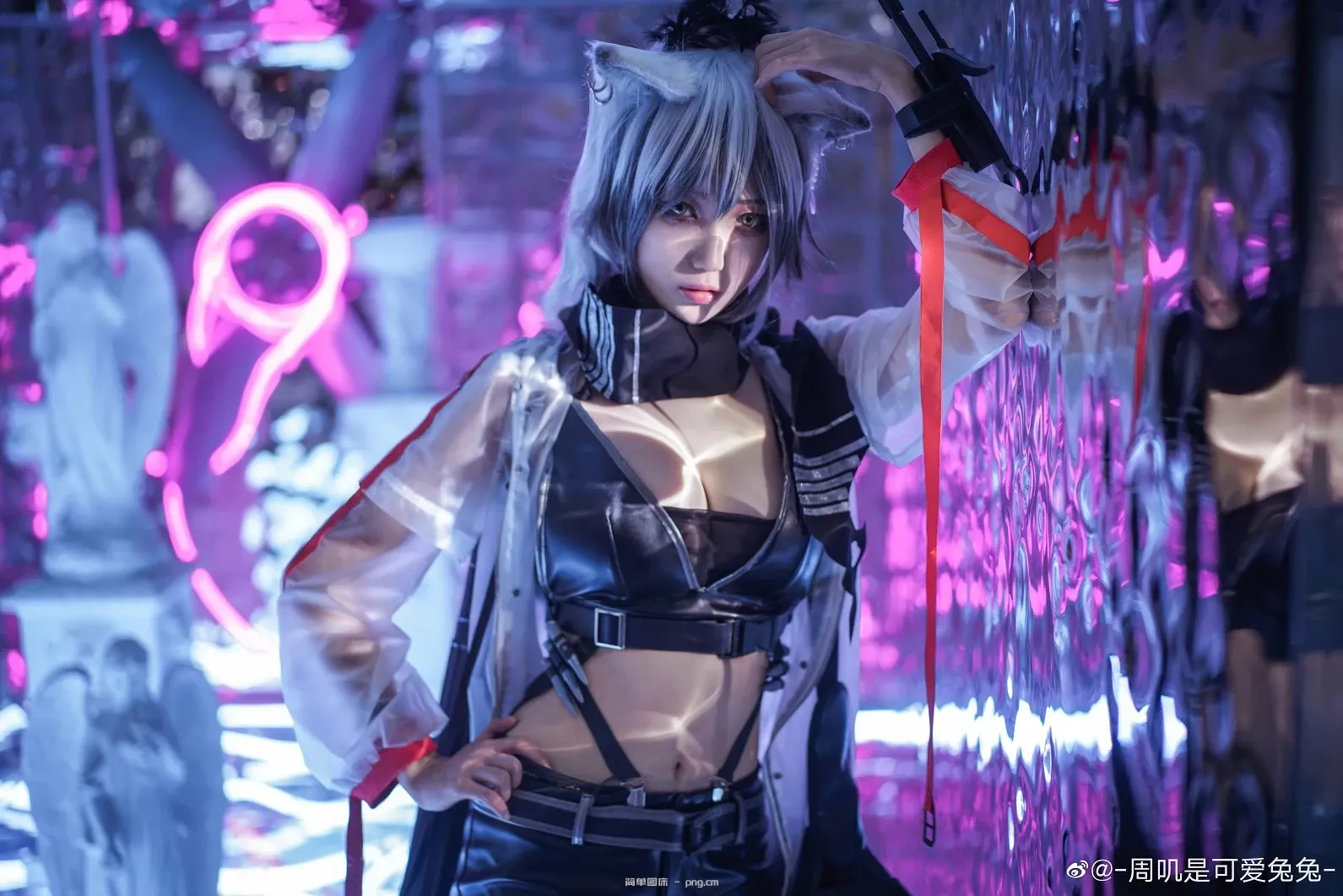 明日方舟 黑 @-周叽是可爱兔兔- (10 photos)-4