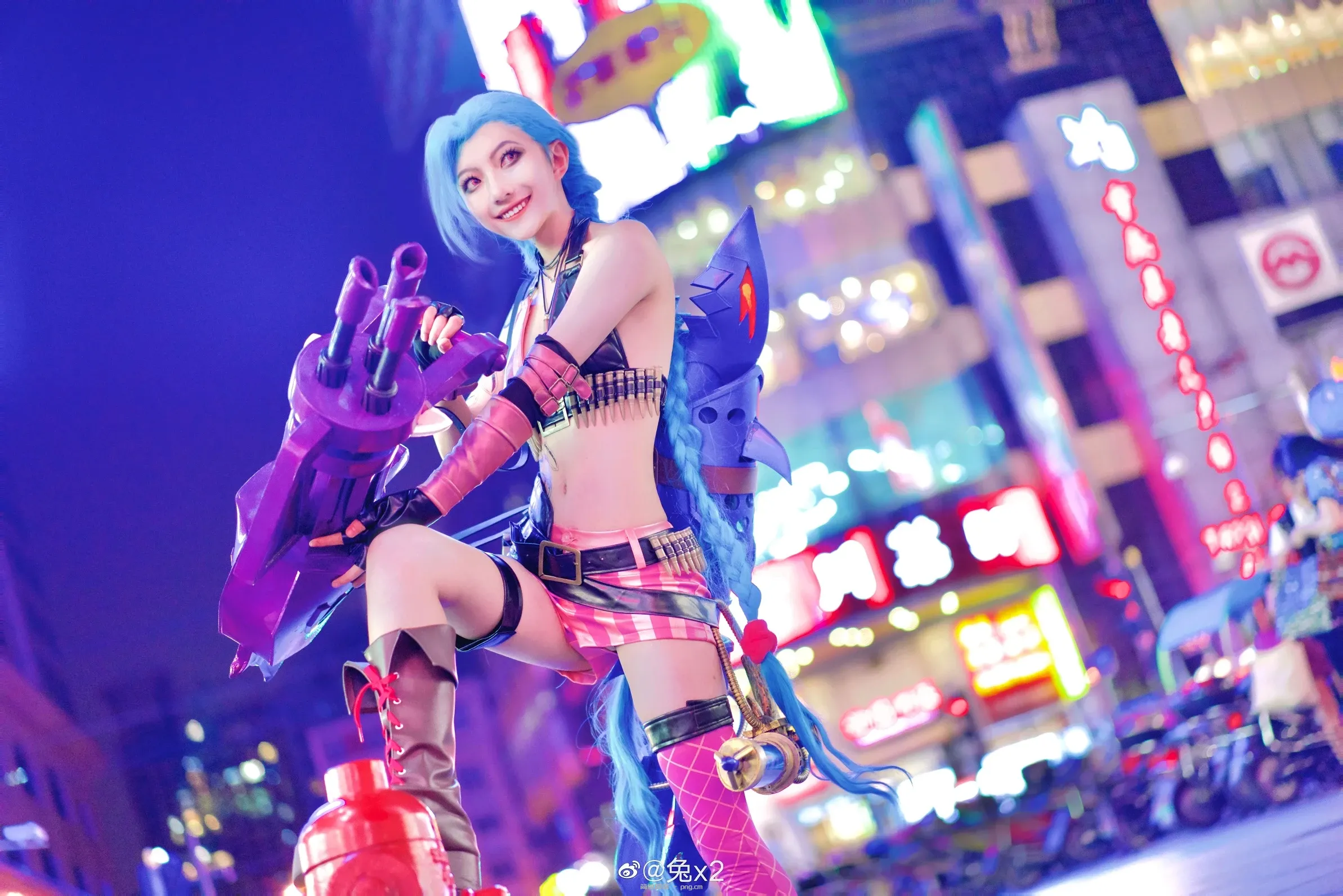 英雄联盟 金克丝 @兔x2 (9 photos)-5