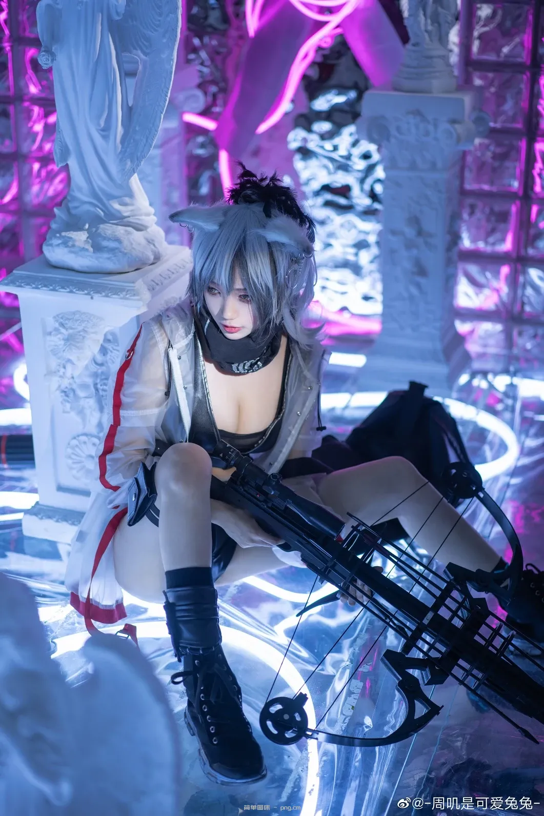 明日方舟 黑 @-周叽是可爱兔兔- (10 photos)-5